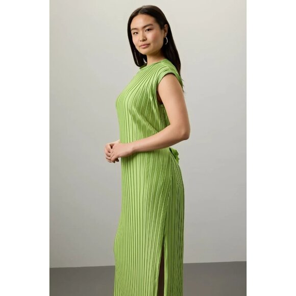 Atlein Plissé Pleated Midi Dress – Women’s Size S - Picture 8 of 16